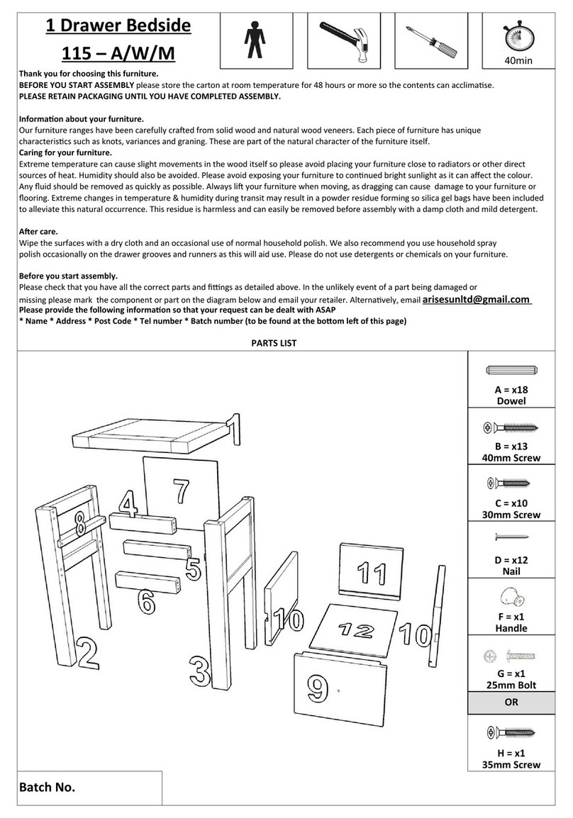 argenta 115-A quick start guide