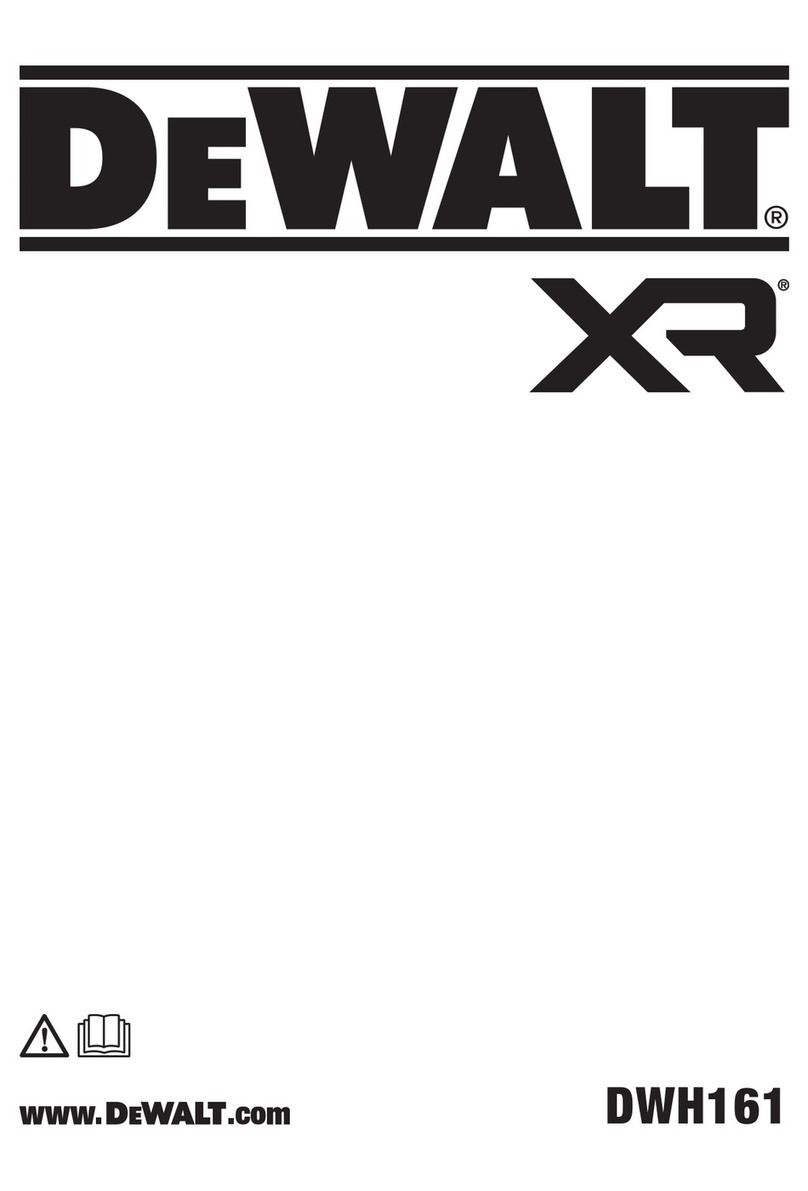 DeWalt XR DWH161 User manual