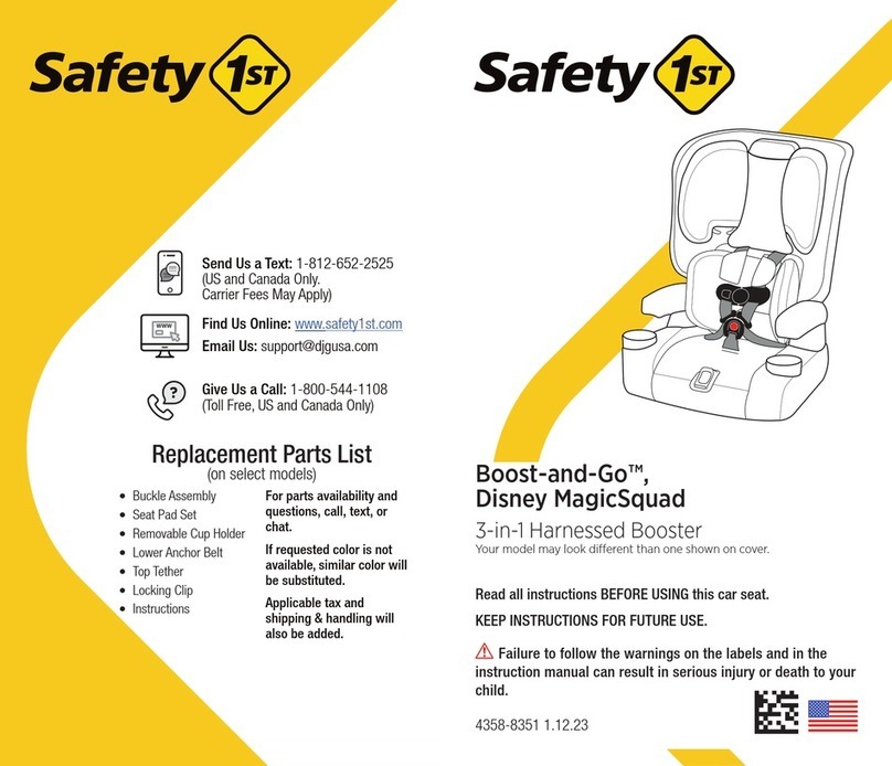 Safety 1st Boost-and-Go Disney MagicSquad manual