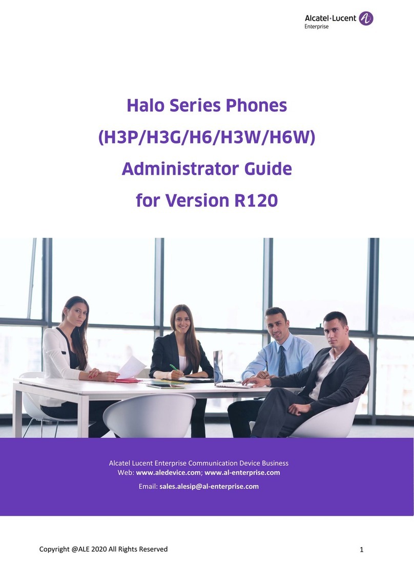 Alcatel-Lucent Halo H3P Instruction Manual Alcatel-Lucent Halo H3P Instruction Manual