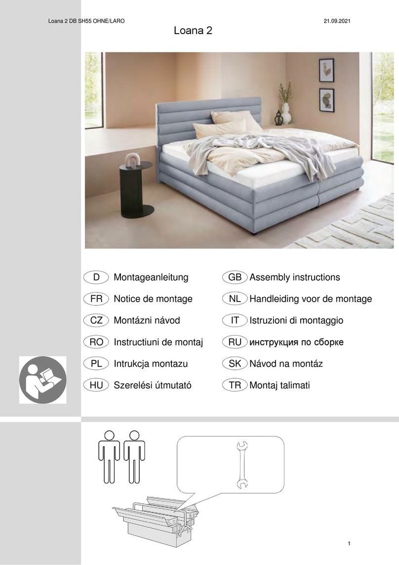 LeGer Home Loana 2 Assembly instructions