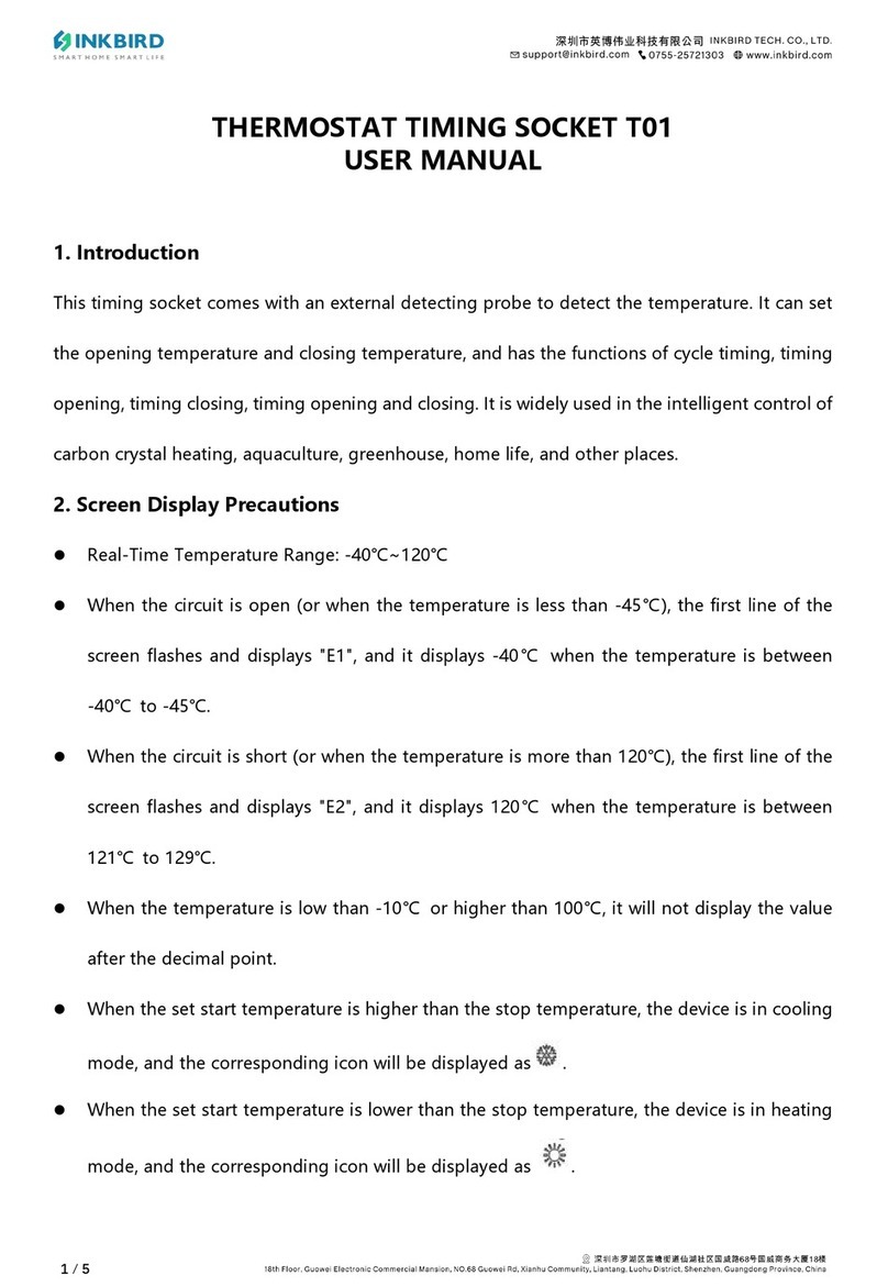 Ink Bird T01 User manual