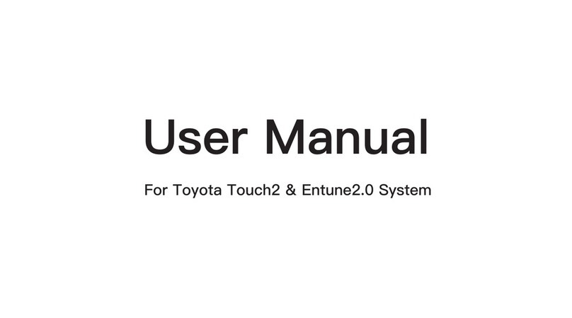 Toyota Touch2 User manual Toyota Touch2 User manual