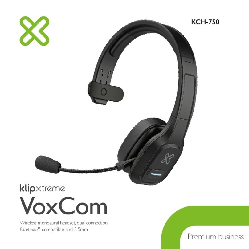 Klip Xtreme VoxCom KCH-750 manual