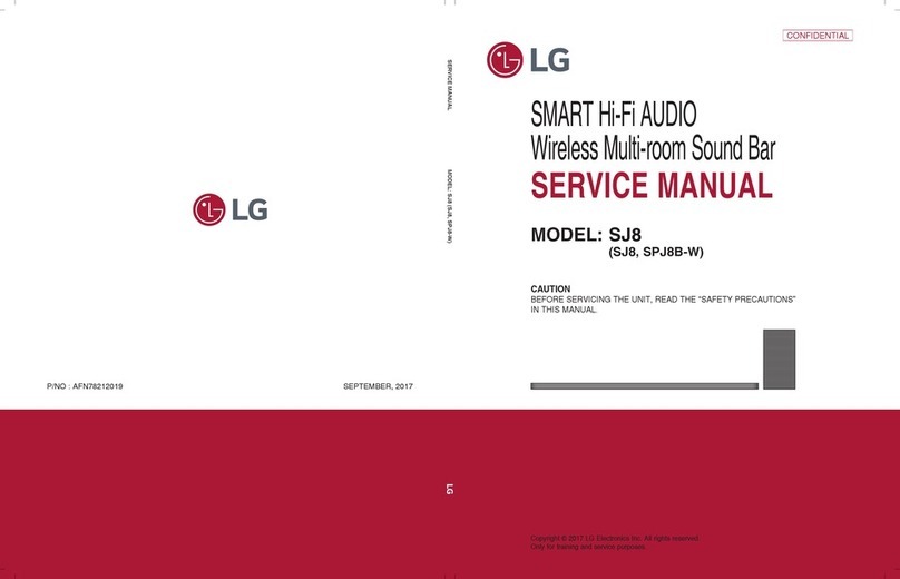 LG MUSIC FLOW SJ8 User manual