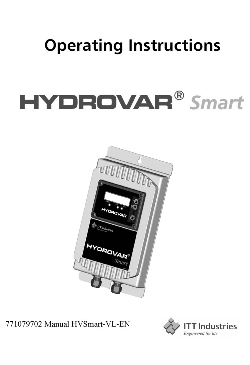 ITT Industries HYDROVAR Smart User manual