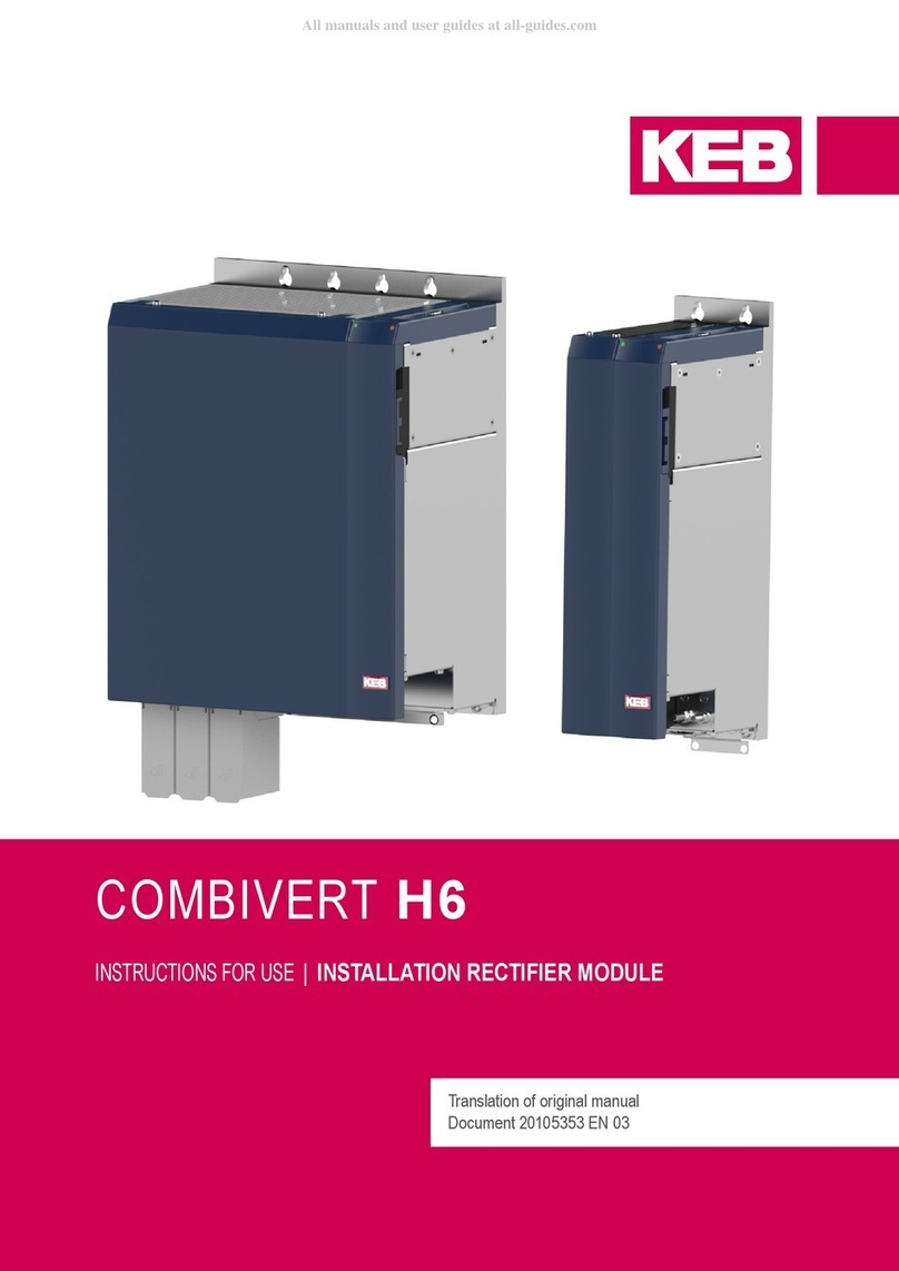 KEBCO COMBIVERT  H6 Instructions for use