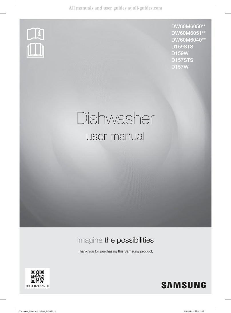 Samsung DW60M6051 Series User manual