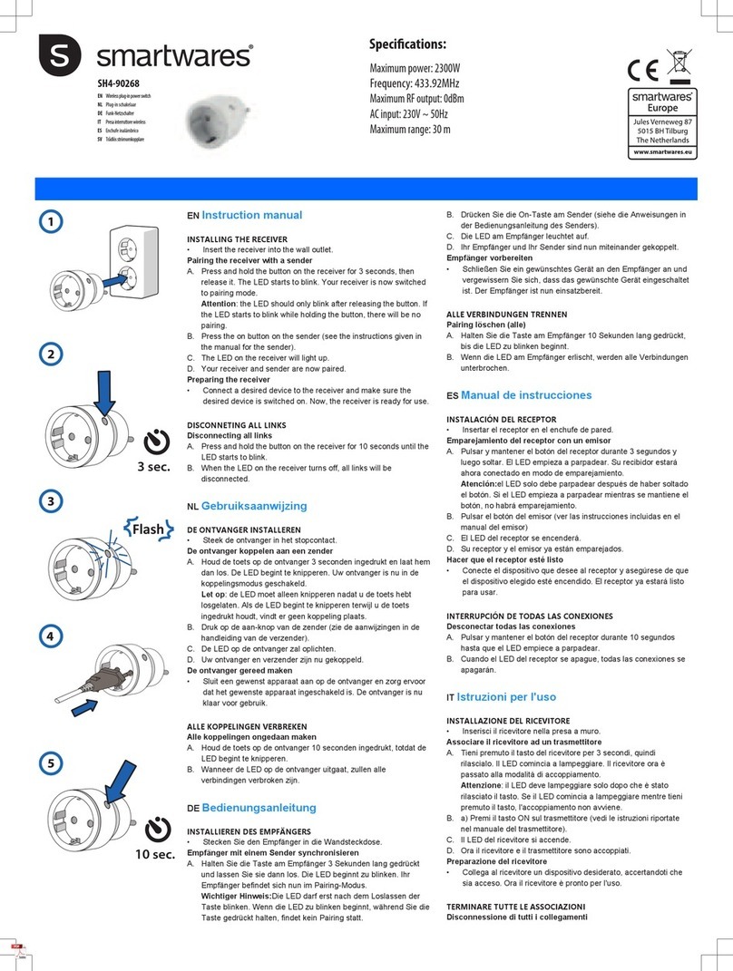 Smartwares SH4-90268 instructions