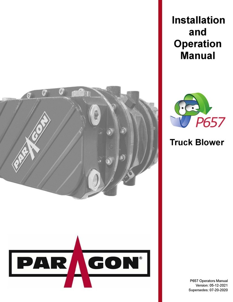 Paragon P657 Installation and operation manual