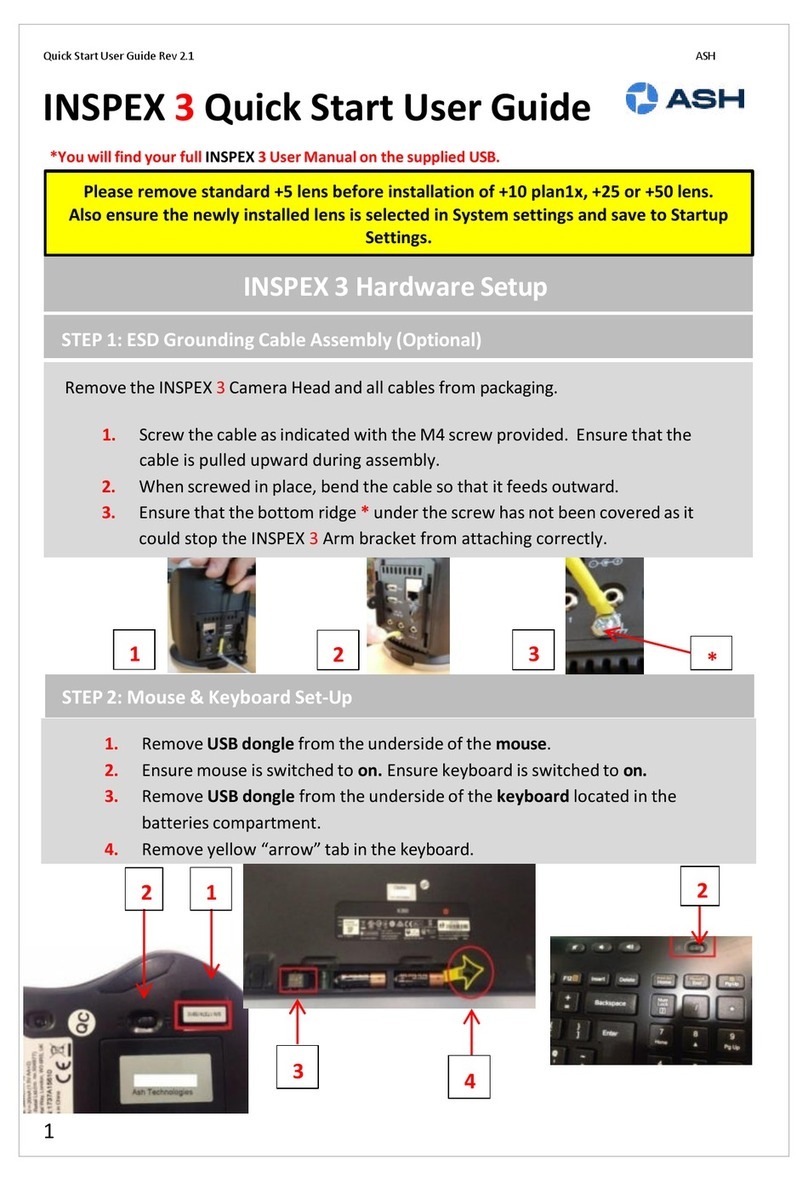 Ash INSPEX 3 Quick start user guide