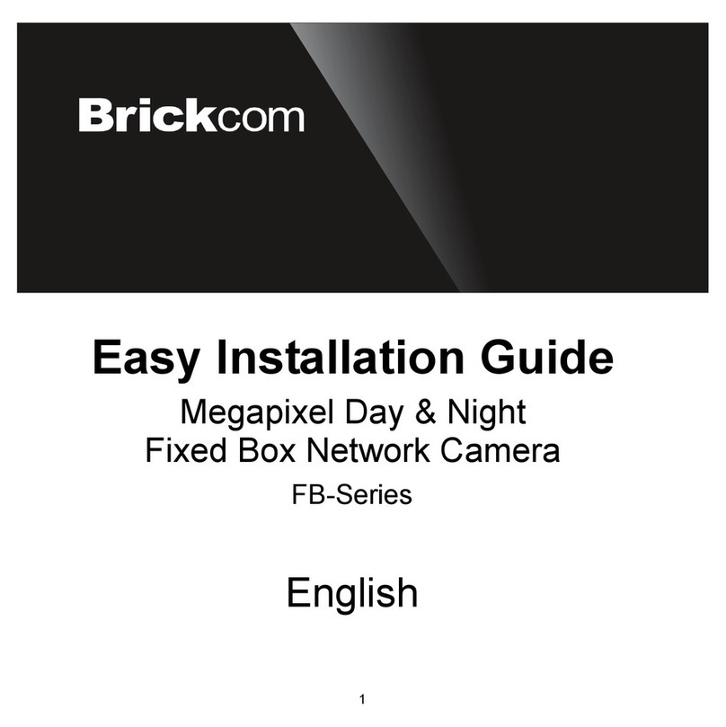 Brickcom FB-100Ae Series Easy installation guide