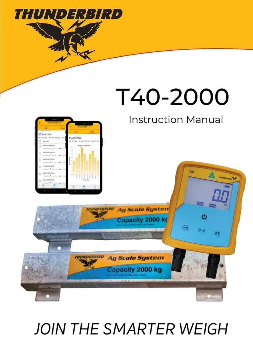 Thunderbird T40-2000 User manual
