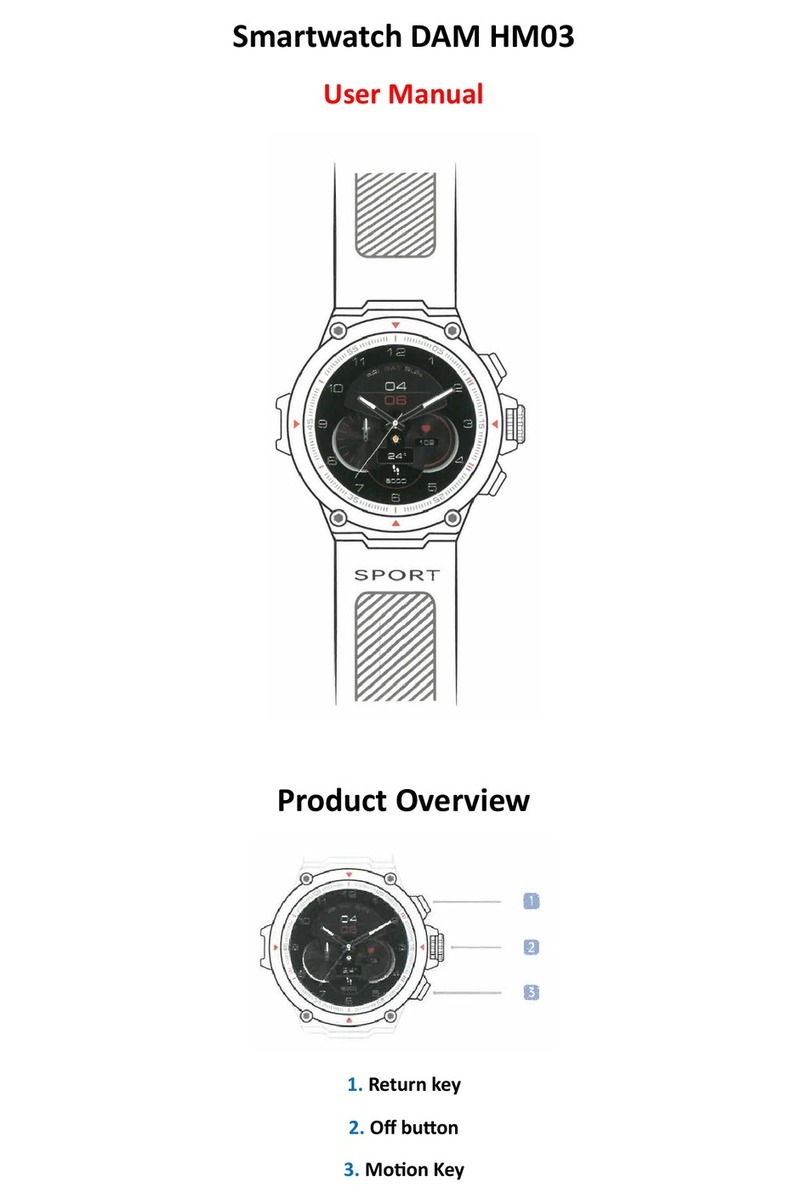 tekkiwear DAM HM03 user manual
