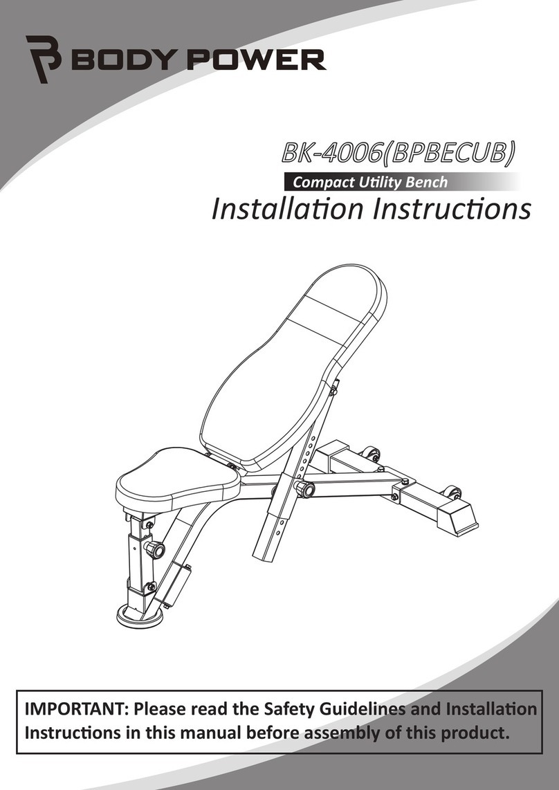 body Power BK-4006 installation instructions