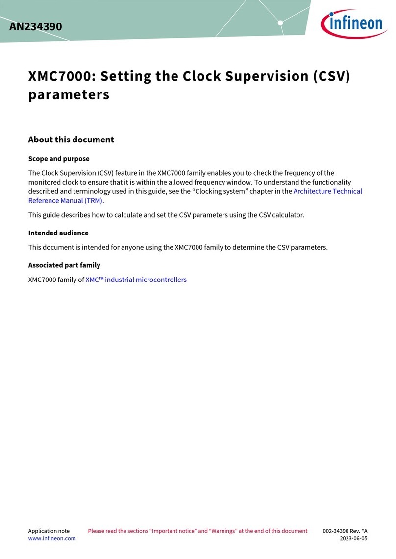 Infineon XMC7000 Series User manual