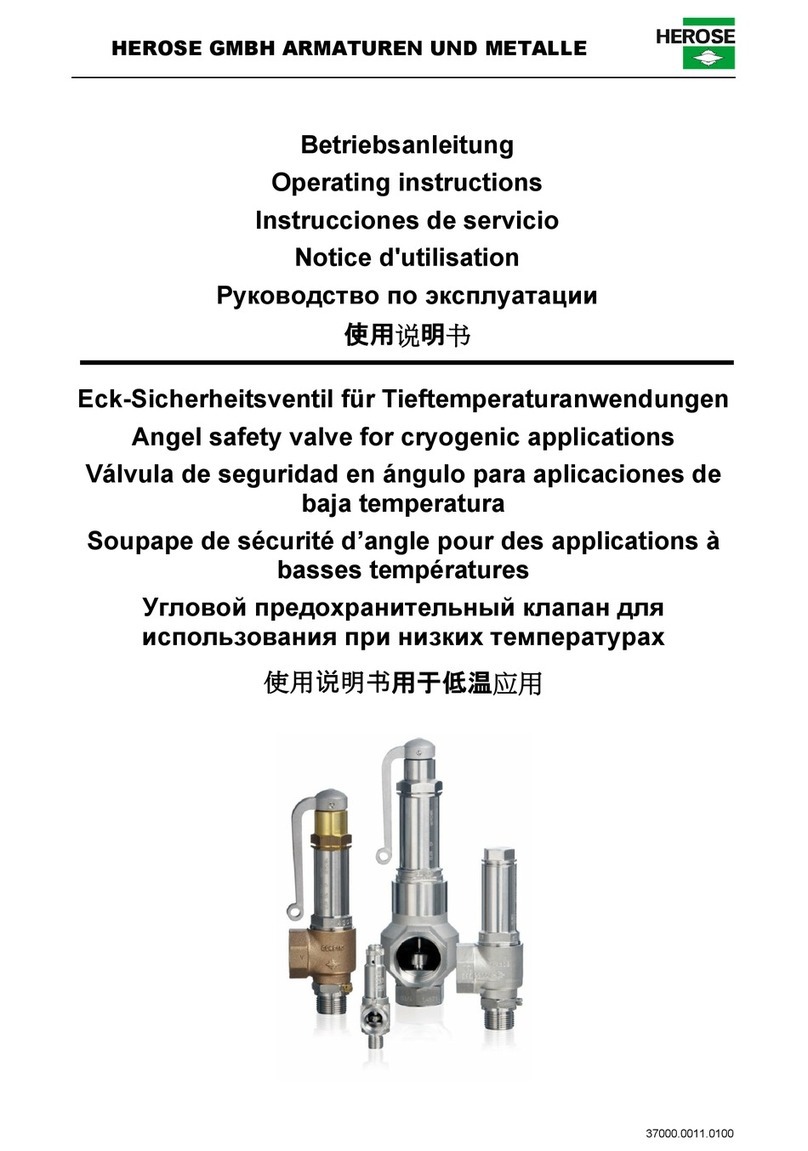 HEROSE 06001 operating instructions