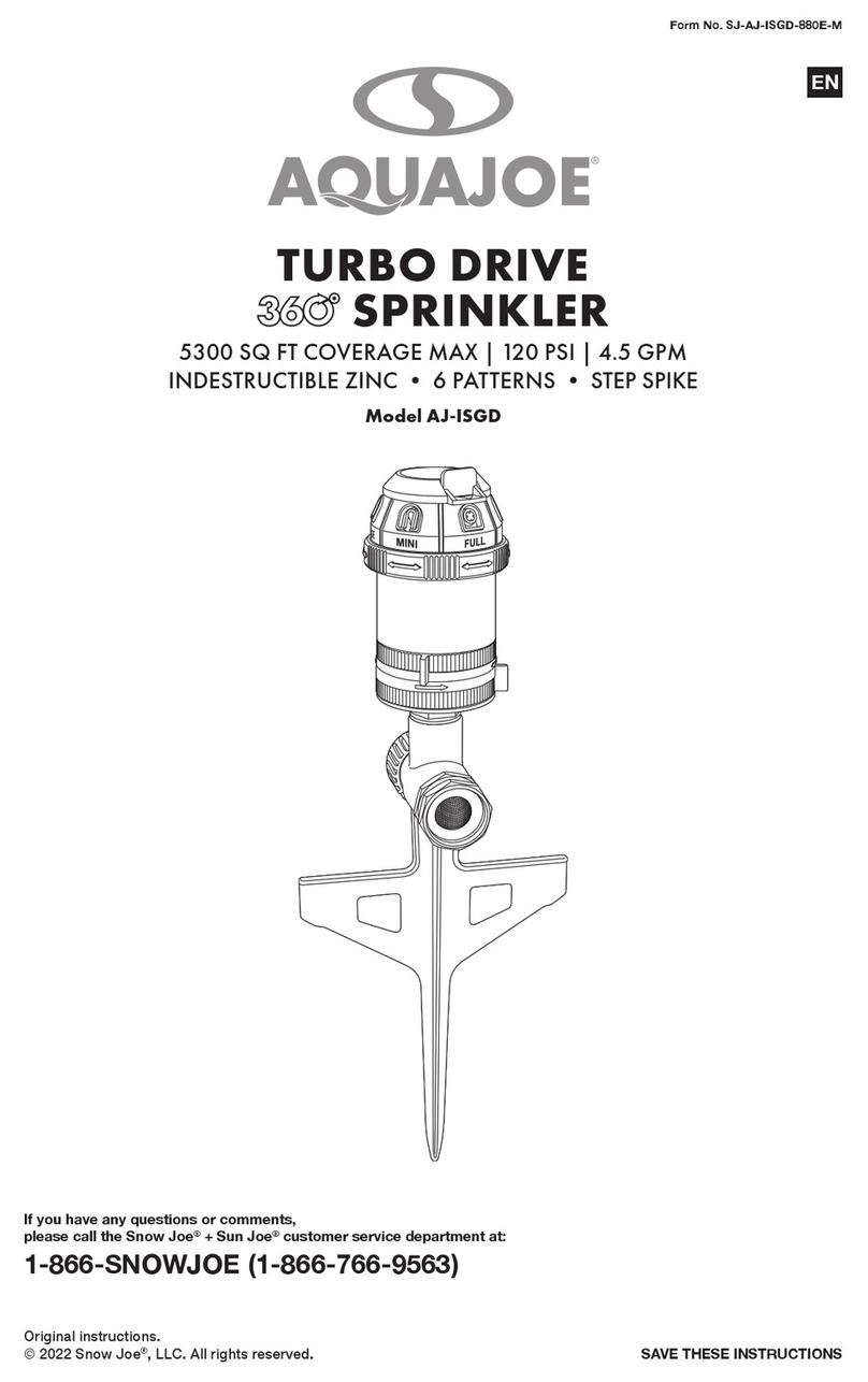 AQUAJOE AJ-ISGD User manual