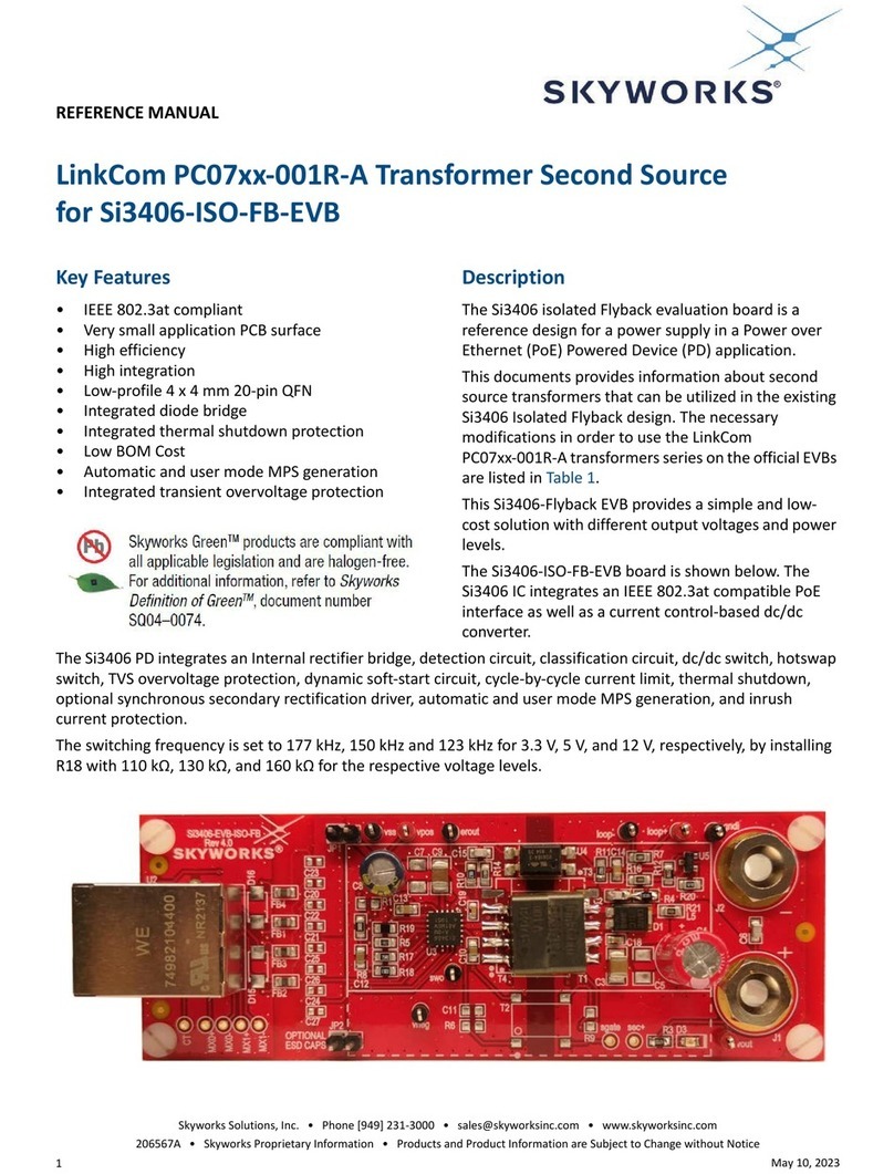 Skyworks LinkCom PC07 001R-A Series Reference manual