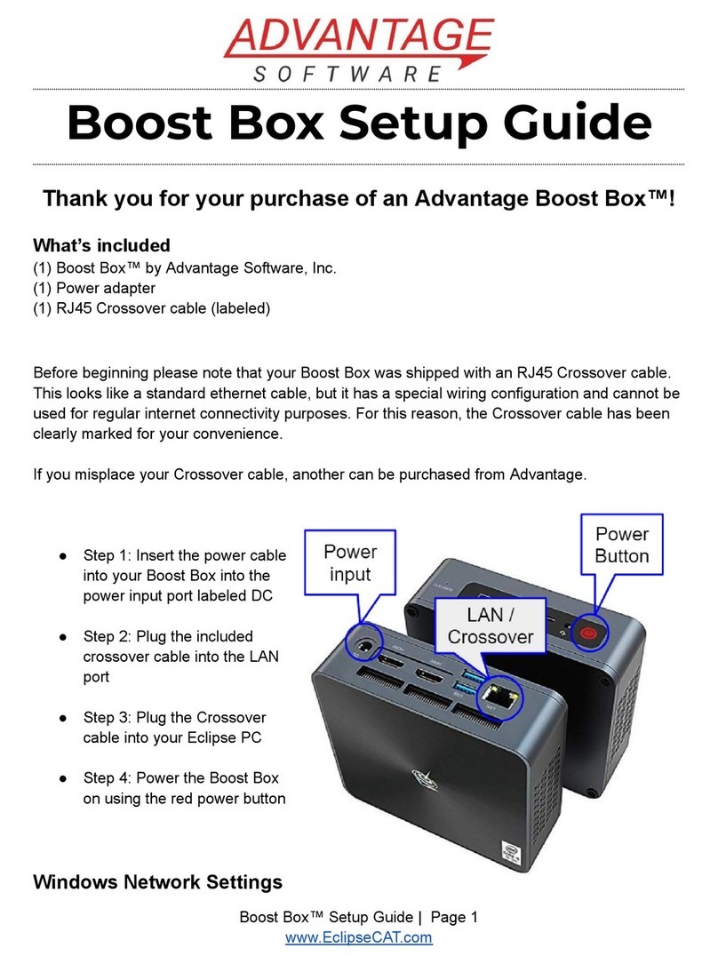 Advantage Boost Box Setup guide
