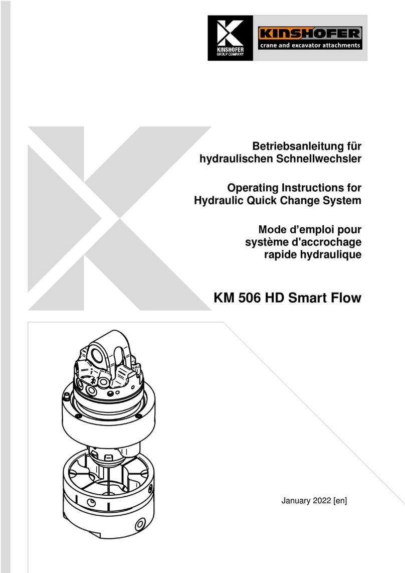 KINSHOFER KM 506 HD operating instructions
