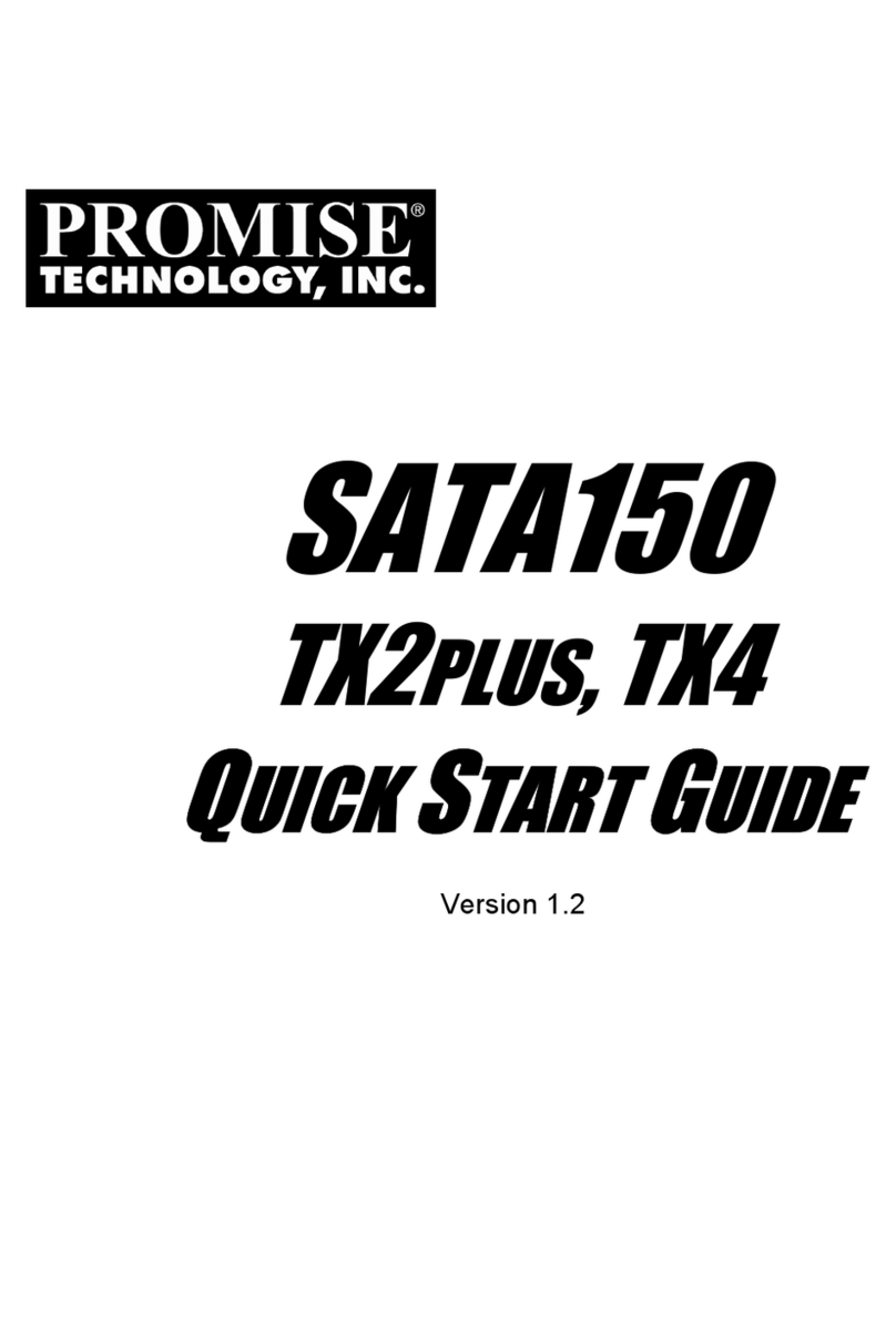 Promise SATA150 TX2PLUS User manual
