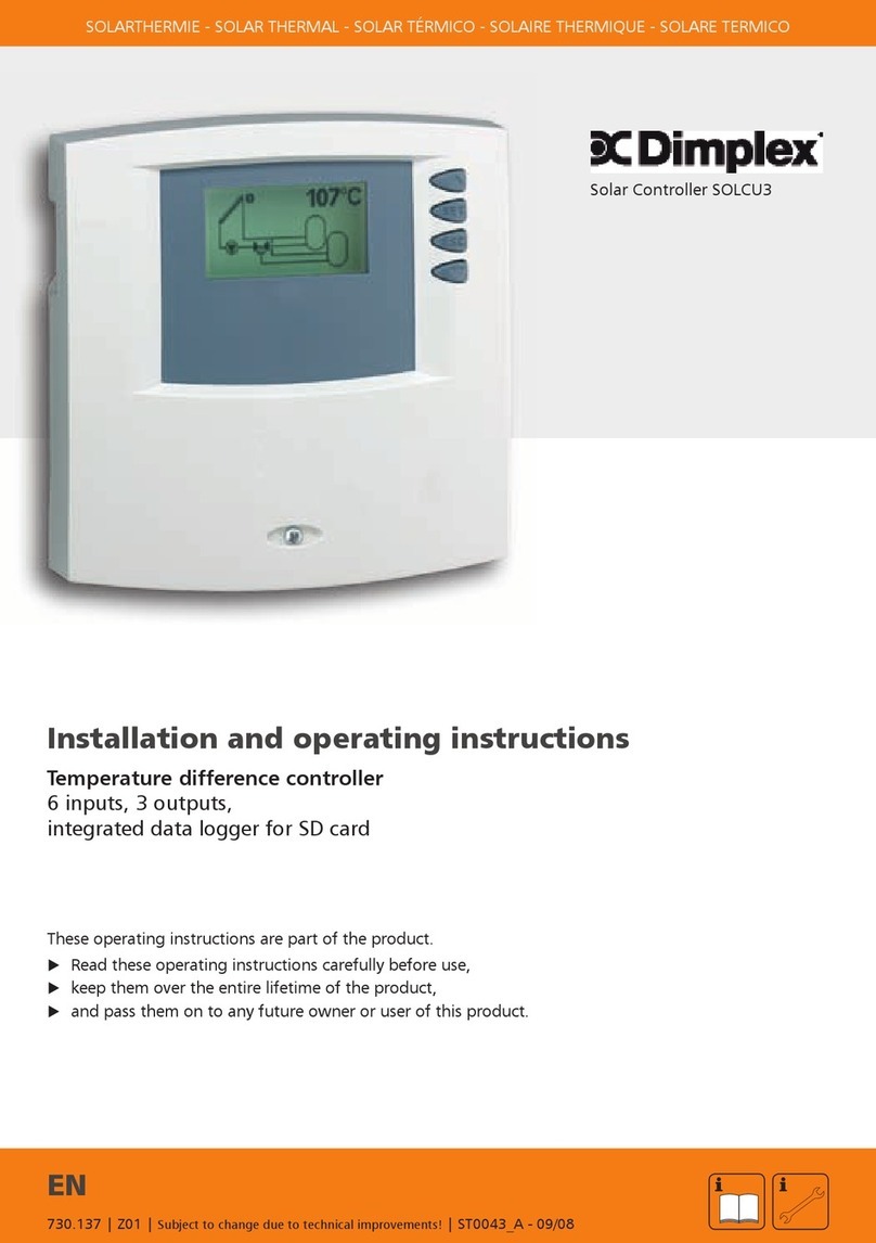 Dimplex SOLCU3 User manual