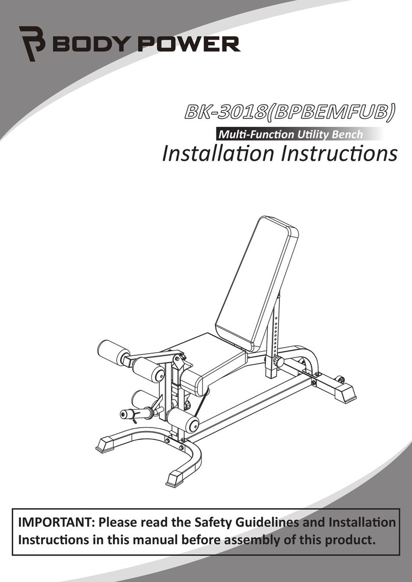 body Power BK-3018 installation instructions body Power BK-3018 installation instructions