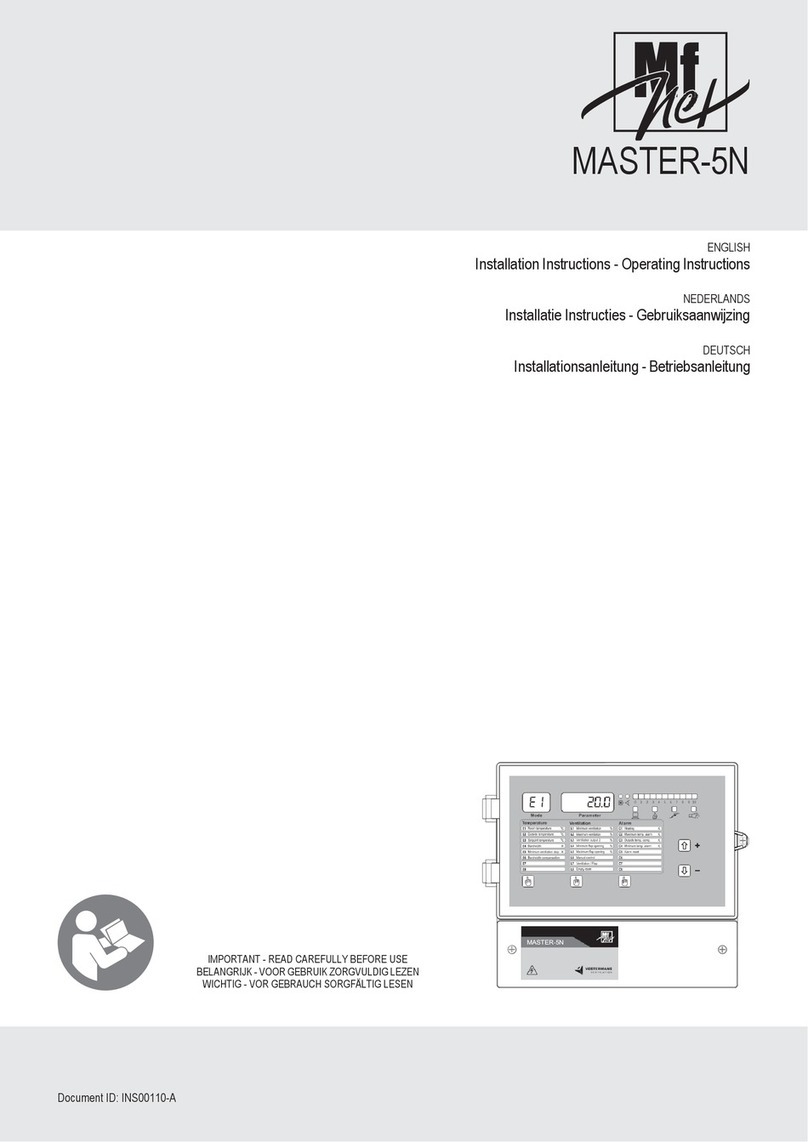 Vostermans Ventilation MASTER-5N Installation instructions operating instructions