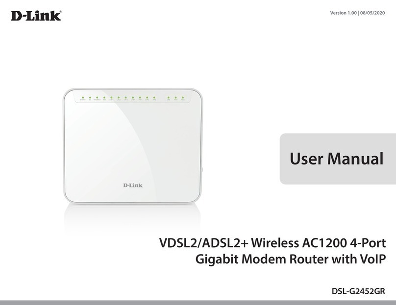 D-Link DSL-G2452GR User manual D-Link DSL-G2452GR User manual