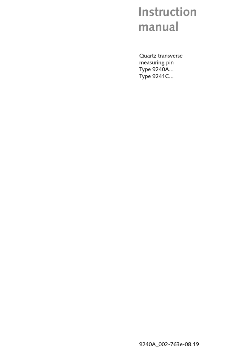 Kistler 9240A Series User manual