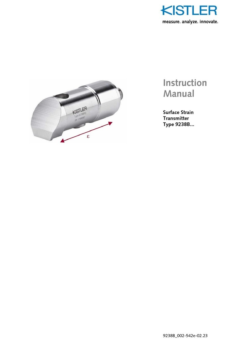 Kistler 9238B Series instruction manual