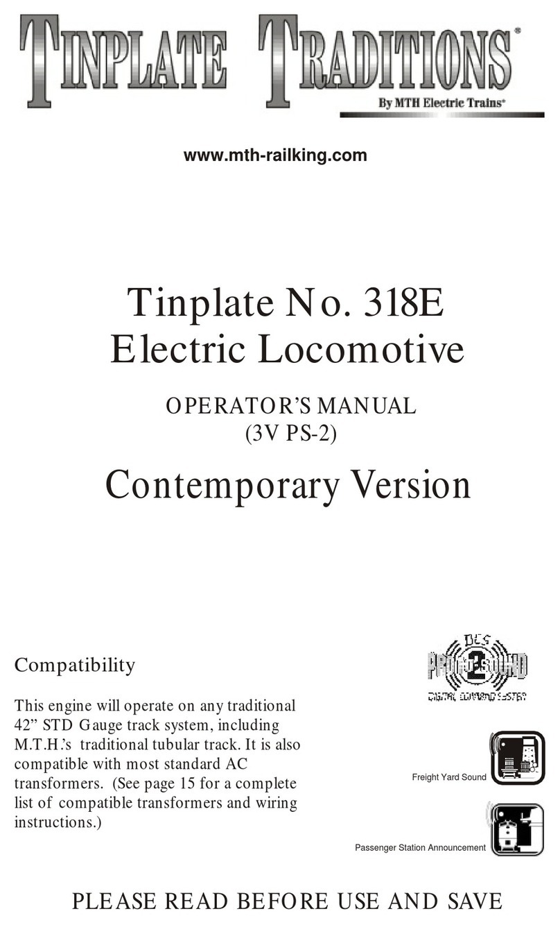 Tinplate Traditions 318E Operator's manual