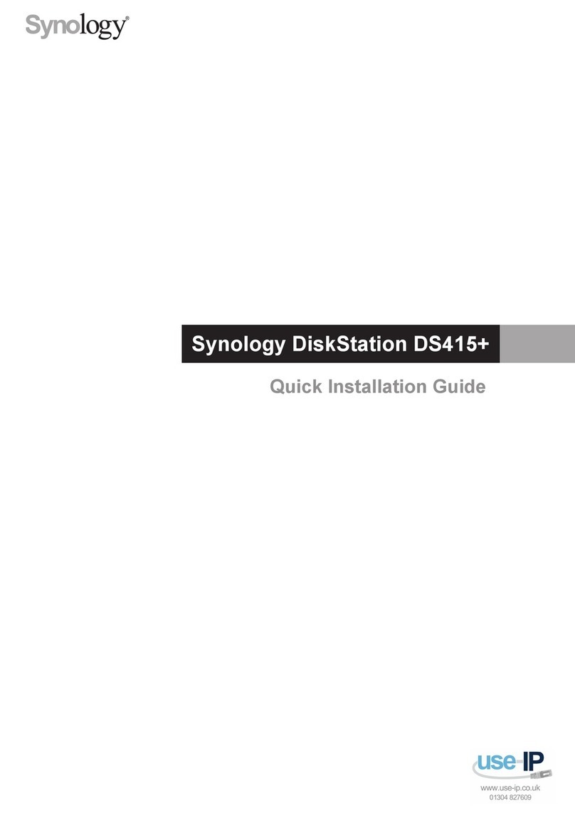 Synology DiskStation DS415+ User manual