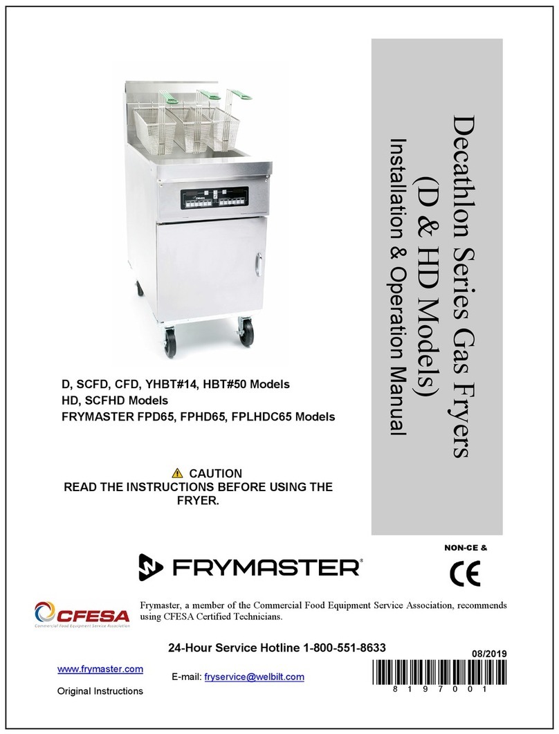 Frymaster Decathlon D User manual