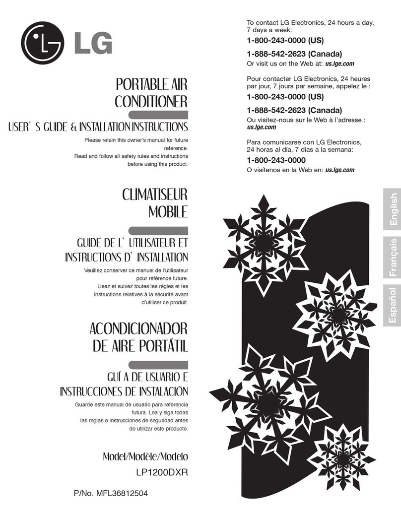LG LP1200DXR User manual