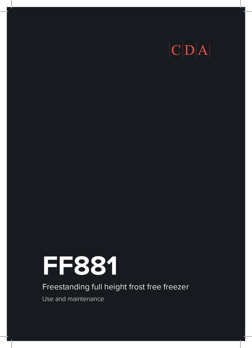 CDA FF881 Use and maintenance
