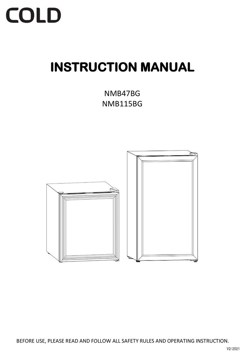 Temptech COLD NMB47BG instruction manual