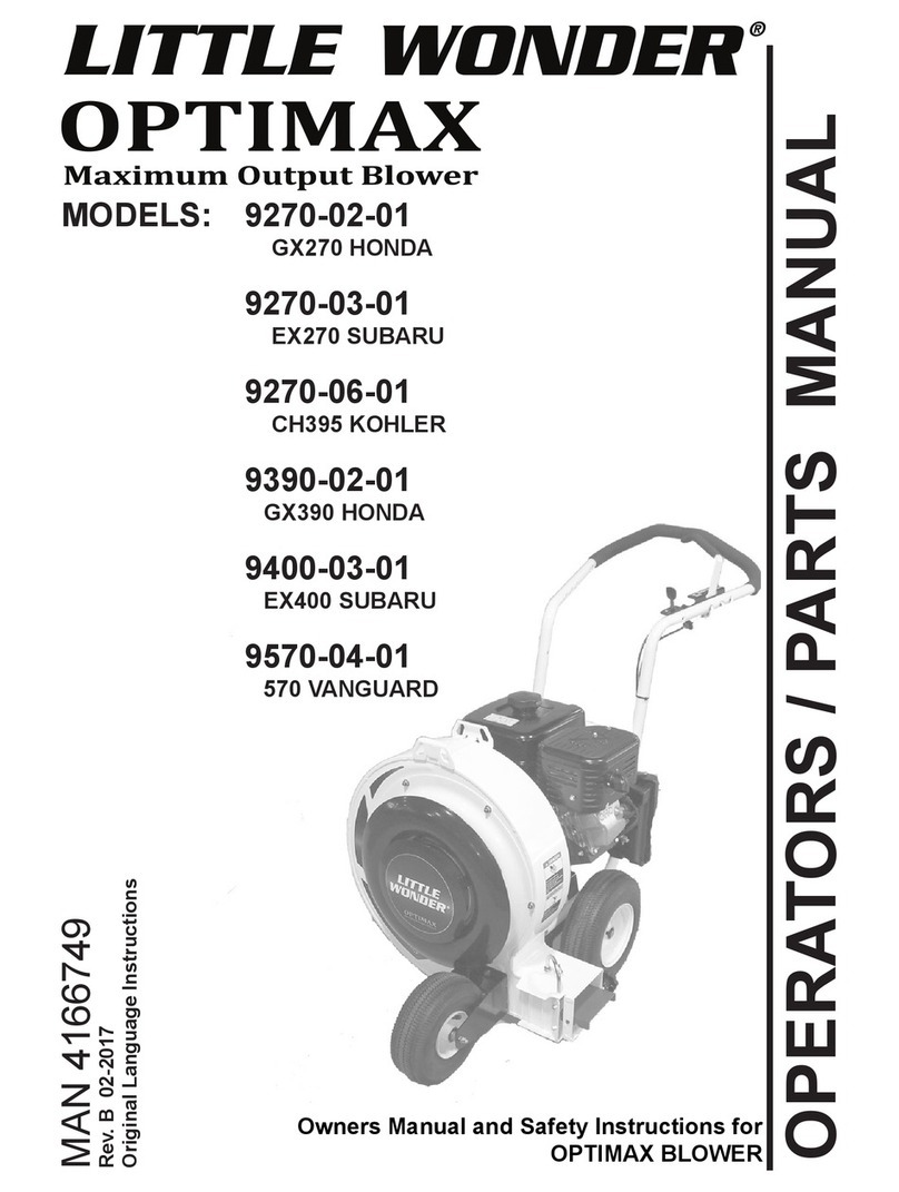 Little Wonder OPTIMAX 9270-03-01 Product manual Little Wonder OPTIMAX 9270-03-01 Product manual