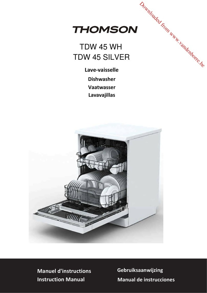 THOMSON TDW 45 WH instruction manual