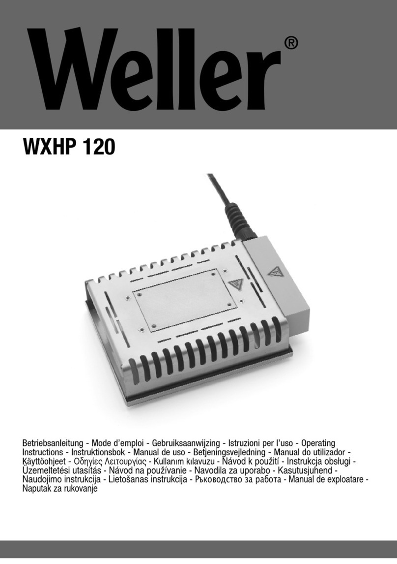 Weller T0052702999N User manual