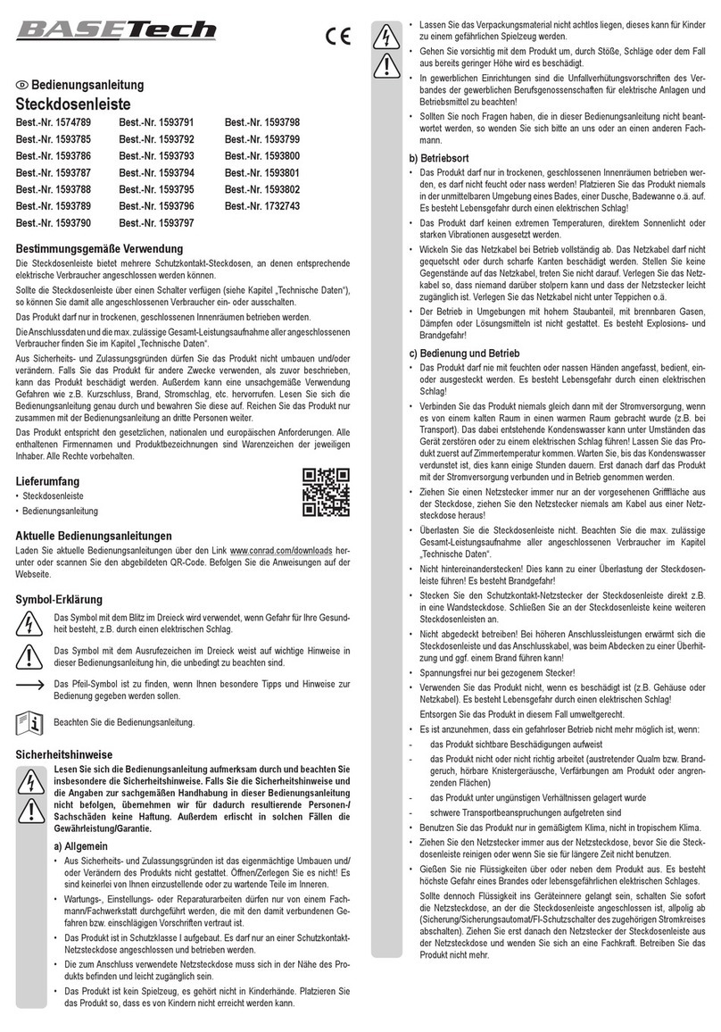 BASETech 1593791 operating instructions