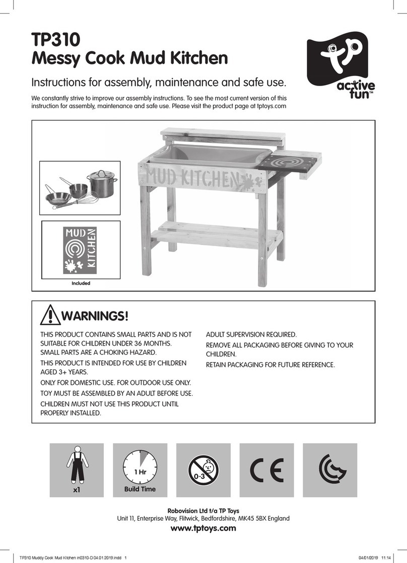 TP active fun TP310 Instructions for assembly, maintenance and safe use TP active fun TP310 Instructions for assembly, maintenance and safe use