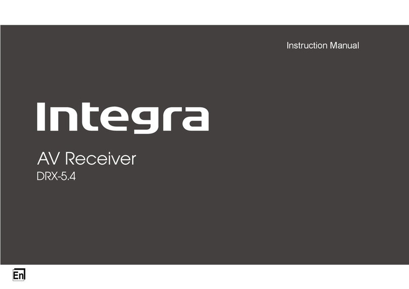Integra DRX-5.4 User manual