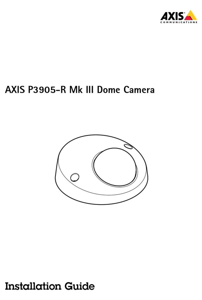 Axis P3905-R Mk III installation guide