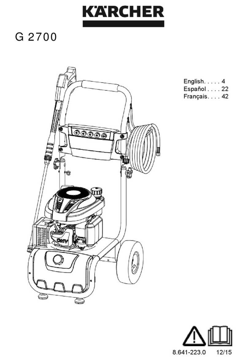 Kärcher G 2700 User manual