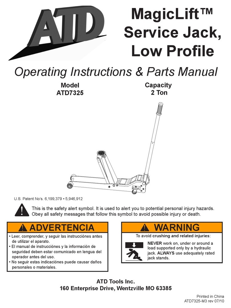 ATD Tools MagicLift ATD7325 Instructions for use ATD Tools MagicLift ATD7325 Instructions for use
