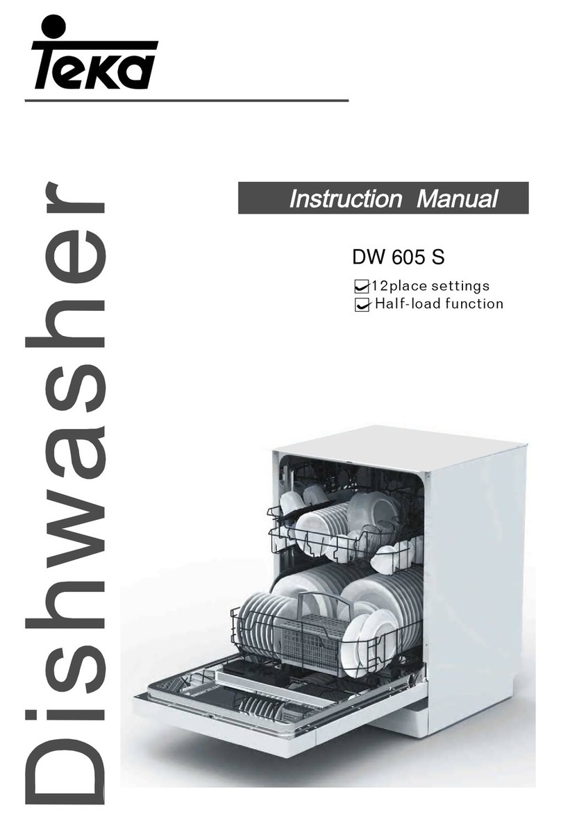 Teka DW 605 S User manual Teka DW 605 S User manual