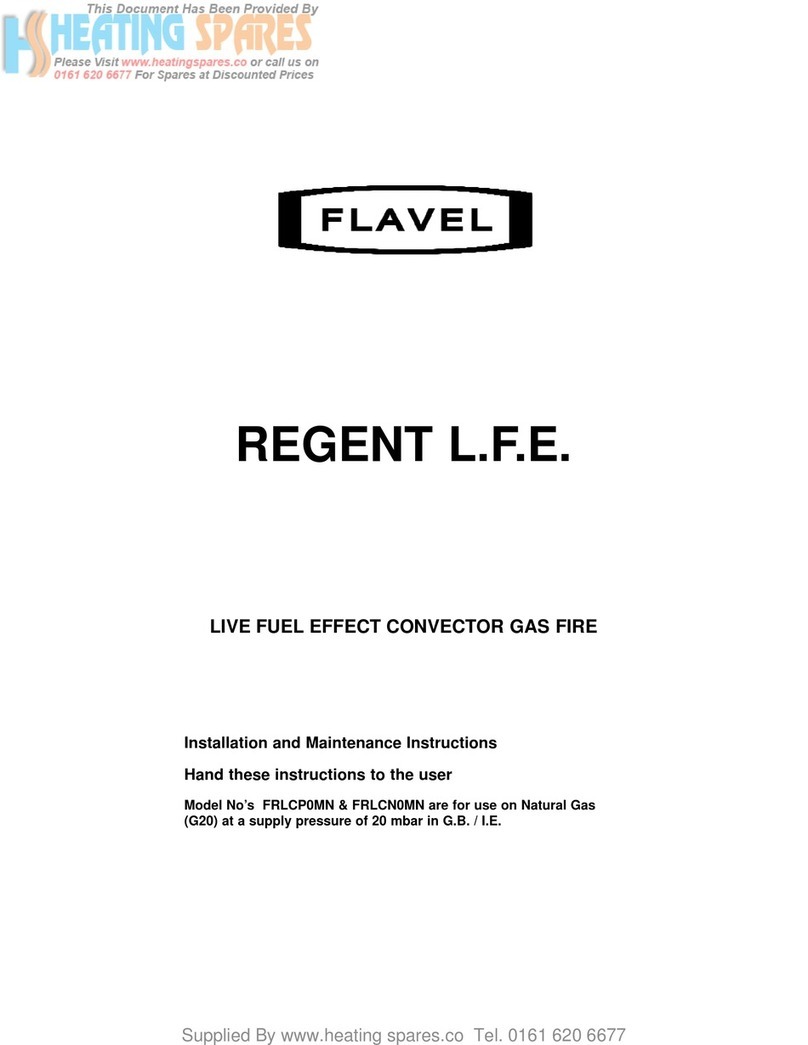 Flavel FRLCP0MN Installation and maintenance instructions Flavel FRLCP0MN Installation and maintenance instructions