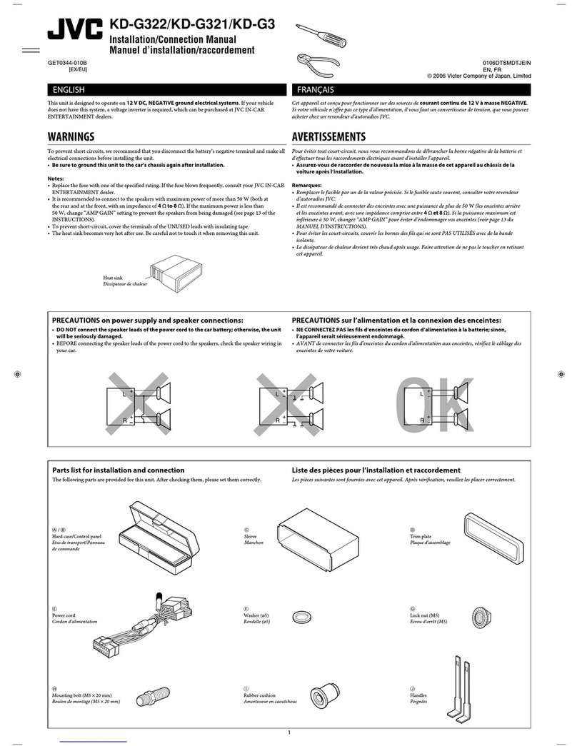 JVC KD-G3 Guide